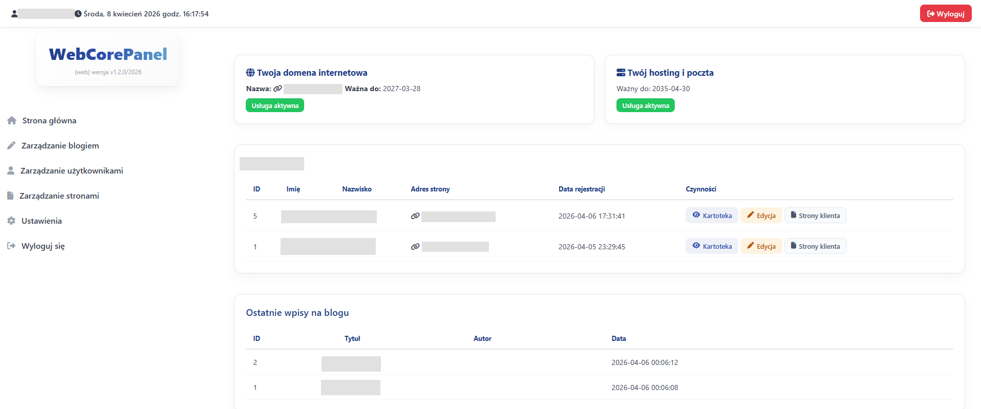Edytor WebCorePanel typu Word